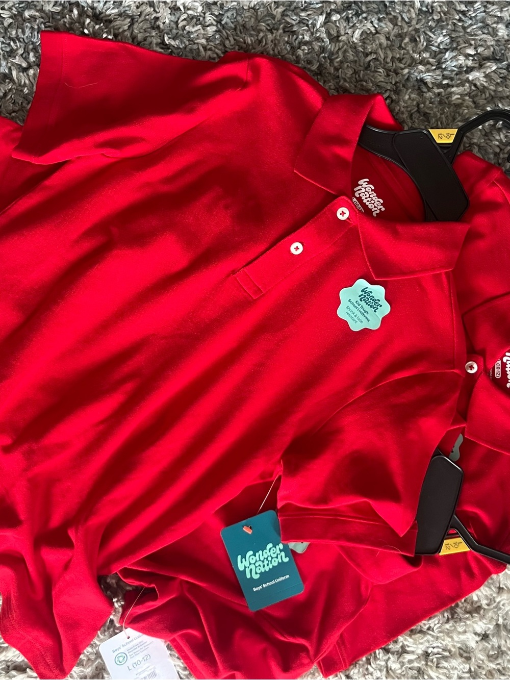Wonder Nation Red Polo Shirt